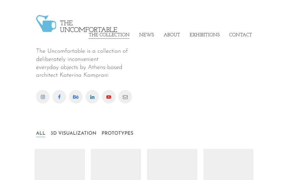 Screenshot of www.theuncomfortable.com captured 2026-07-20