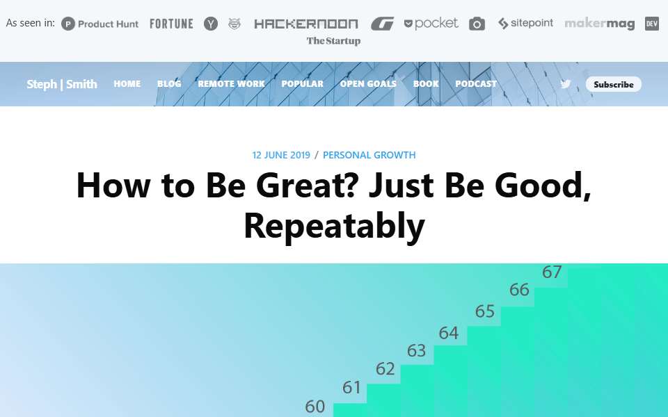 Screenshot of blog.stephsmith.io captured 2026-07-20