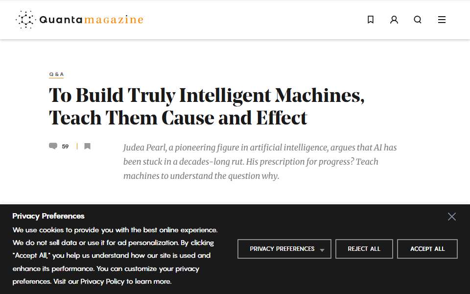 Screenshot of www.quantamagazine.org captured 2026-07-20