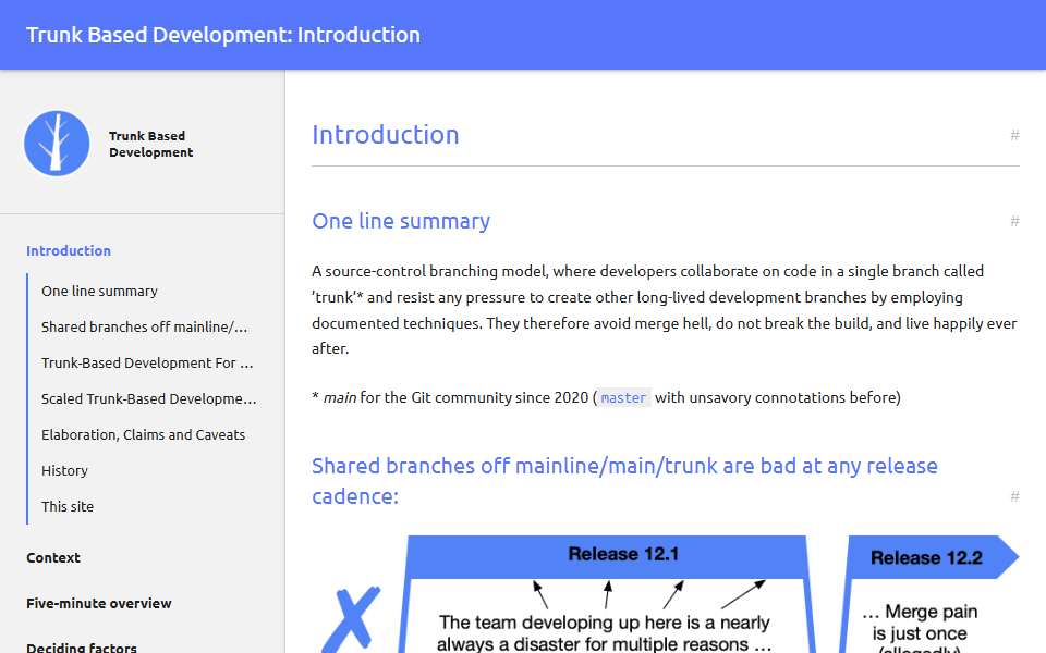 Screenshot of trunkbaseddevelopment.com captured 2026-07-20