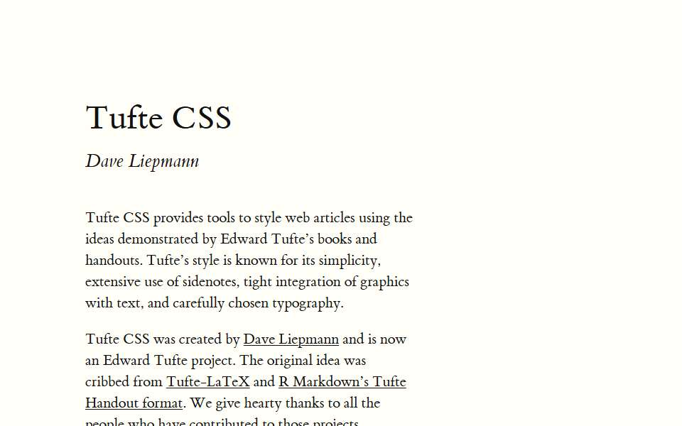 Screenshot of edwardtufte.github.io captured 2026-07-20