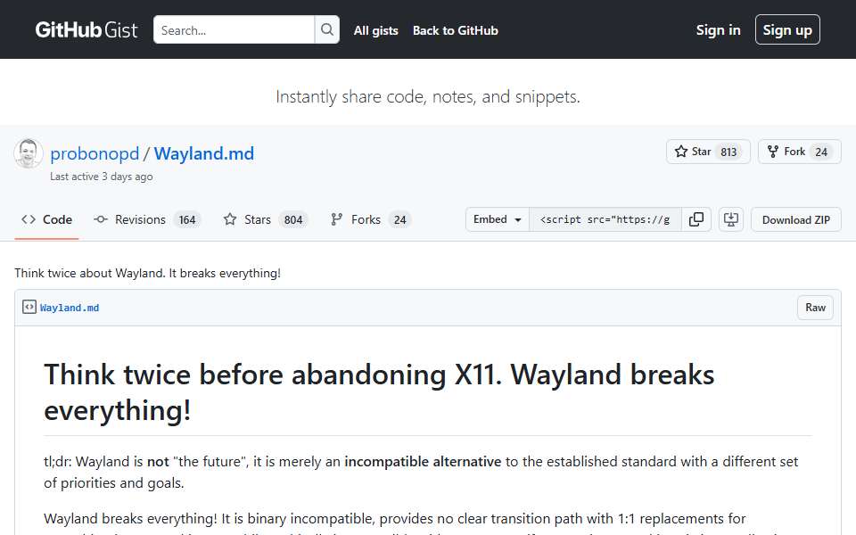 Screenshot of gist.github.com captured 2026-07-20