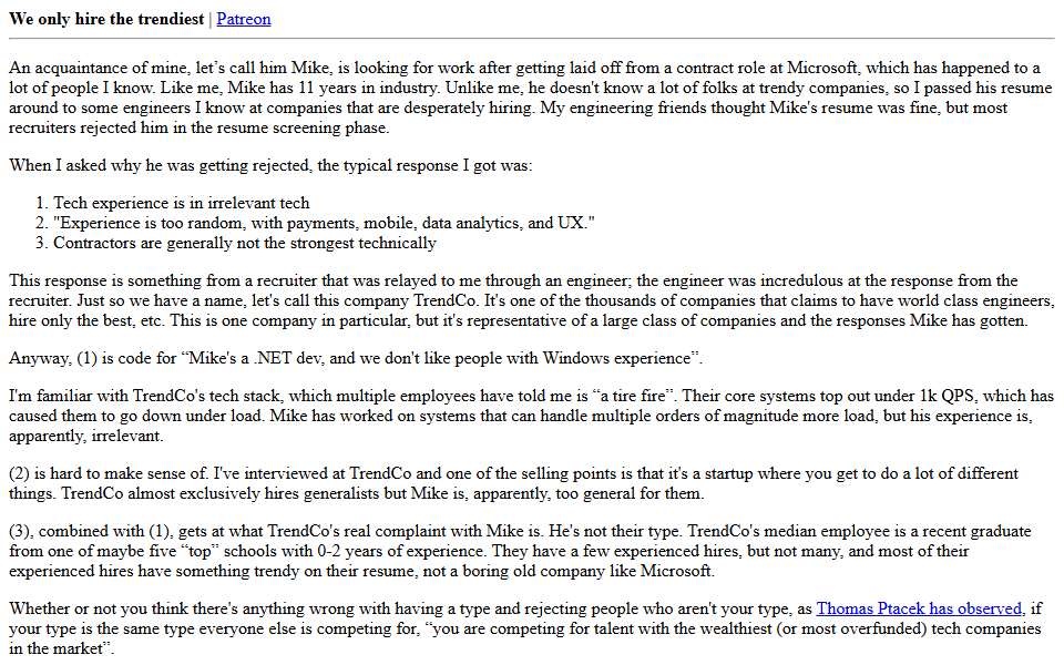 Screenshot of danluu.com captured 2026-07-20