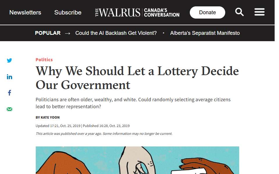 Screenshot of thewalrus.ca captured 2026-07-20