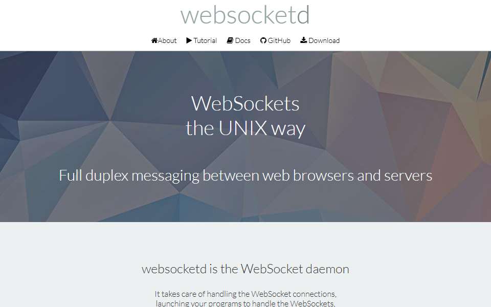 Screenshot of websocketd.com captured 2026-07-20