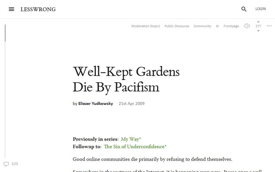 Screenshot of lesswrong.com captured 2026-07-20