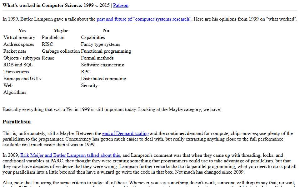 Screenshot of danluu.com captured 2026-07-20