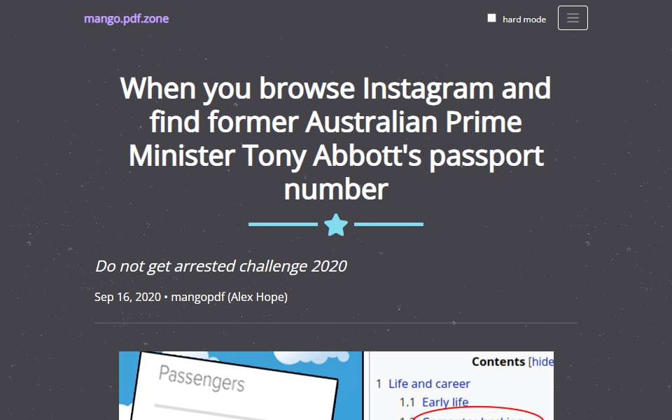 Screenshot of mango.pdf.zone captured 2026-07-20