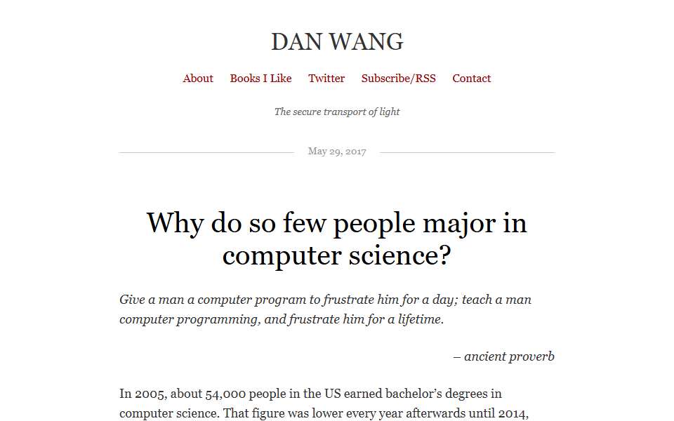 Screenshot of danwang.co captured 2026-07-20
