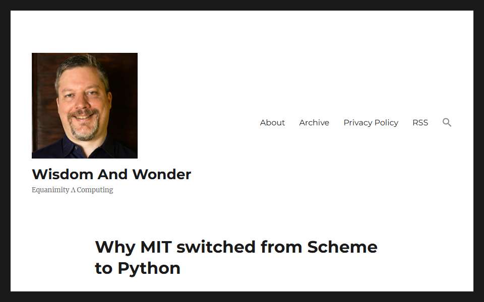 Screenshot of www.wisdomandwonder.com captured 2026-07-20
