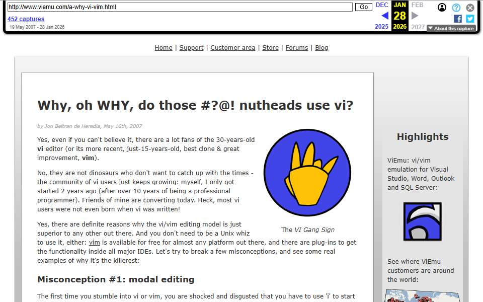 Screenshot of www.viemu.com captured 2026-07-20