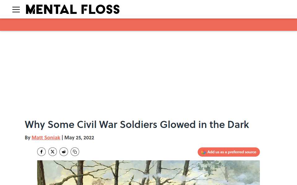 Screenshot of mentalfloss.com captured 2026-07-20