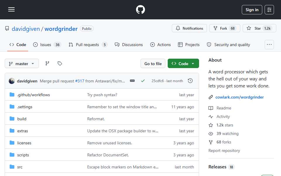 Screenshot of github.com captured 2026-07-20
