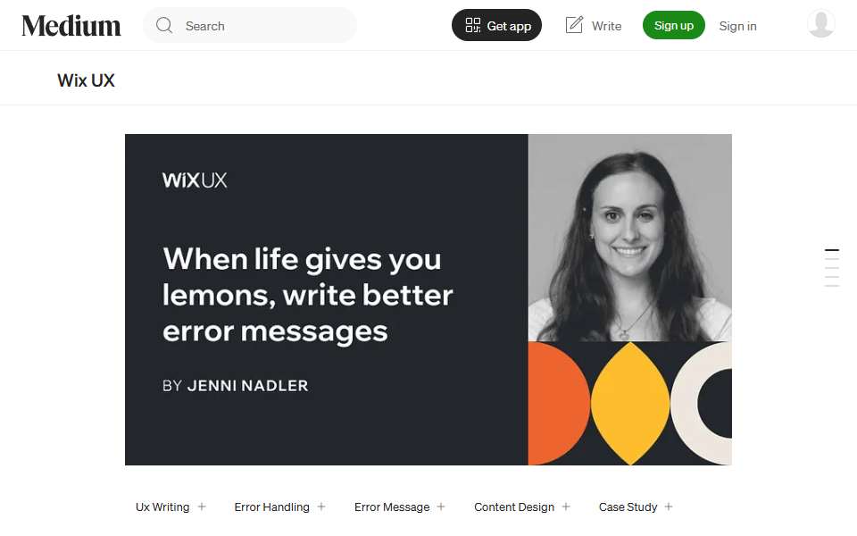 Screenshot of wix-ux.com captured 2026-07-20