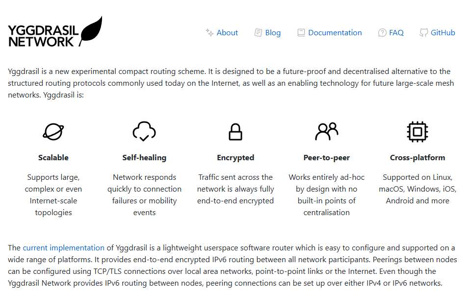 Screenshot of yggdrasil-network.github.io captured 2026-07-20